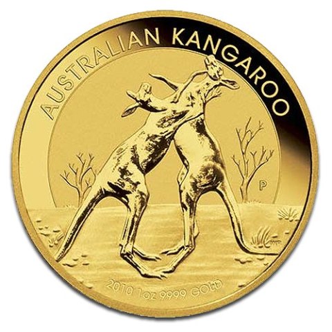 Złota moneta 1 oz Australijski Kangur z lat mieszanych