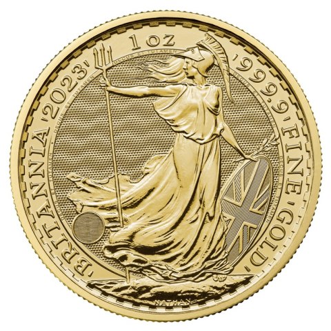 1 oz Britannia 2023 złota moneta z wizerunkiem Karola III