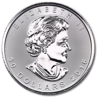 1 Uncja Liść Klonowy Platynowa Moneta | Mieszane Roczniki