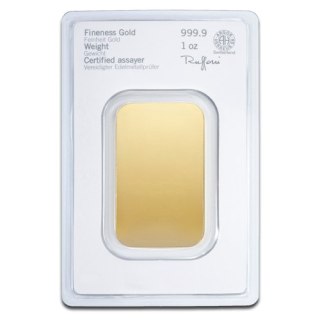 1 Uncja Złota Sztabka | Heraeus