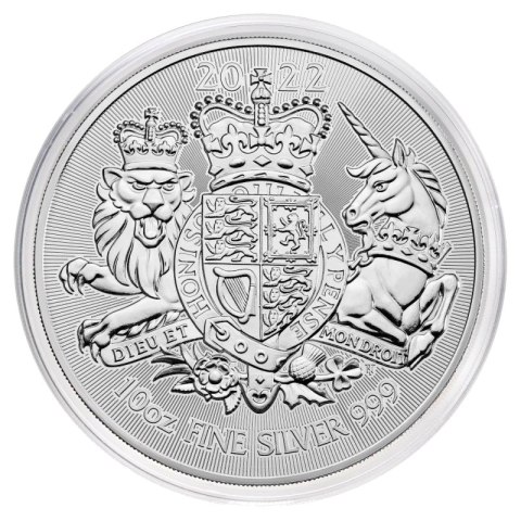 10 oz Królewska Armia 2022 srebrna moneta w kapslu ochronnym