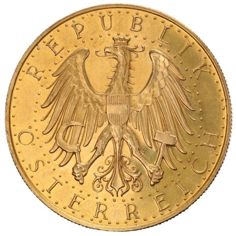 Złota moneta 100 szylingów austriackich 1925–1934