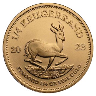 1/4 Uncji Krugerrand Złota Moneta | 2023