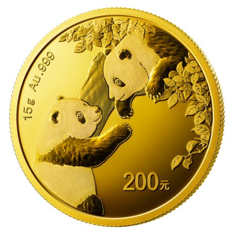 15g Chińska Panda Złota Moneta | 2023
