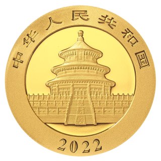 1g Chińska Panda Złota Moneta | 2022