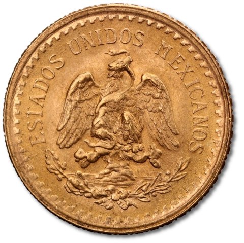 2,5 Peso Meksykańskie Złota Moneta | 1918-1948