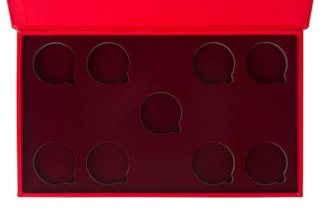 Kasetka na srebrne monety z serii Lunar I | 9 x 1/2 uncji