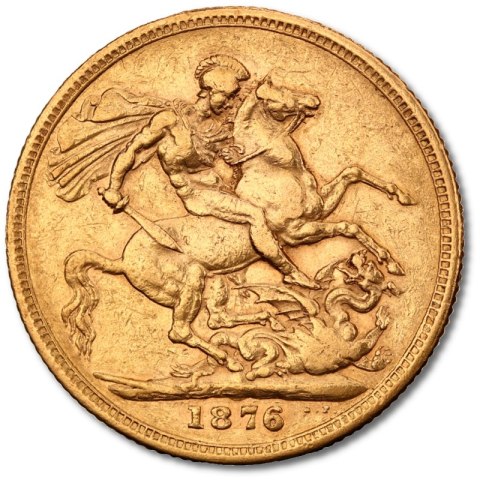 Suweren Królowa Wiktoria "Młoda Głowa" Złota Moneta | 1838 - 1887