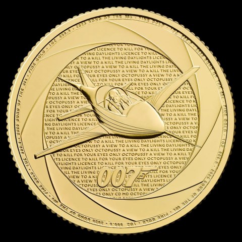 1 Uncja Bond of the 1980s Złota Moneta 2025 - złota moneta inwestycyjna z serii Bond, 1 uncja