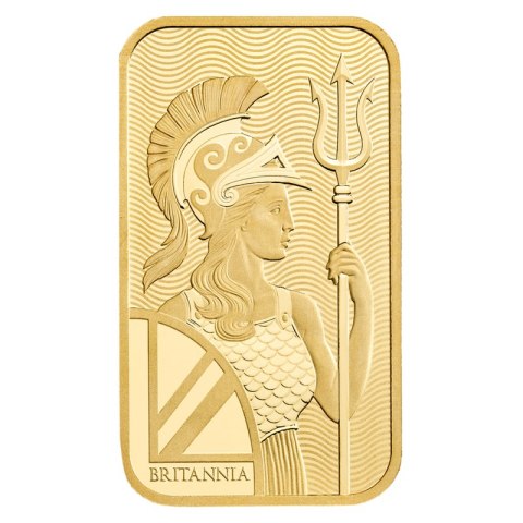 1 oz Złota Sztabka Britannia Royal Mint – złoto inwestycyjne w blisterze CertiPack