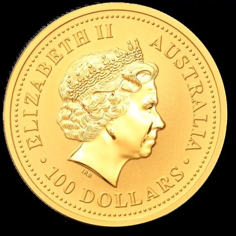 1 Uncja Lunar I Małpa Złota Moneta | 2004