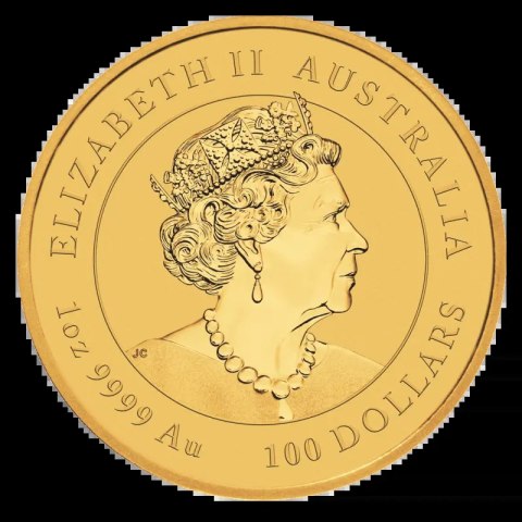 1 Uncja Lunar III Bawół Złota Moneta | 2021