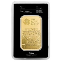 1 oz Złota Sztabka Star Wars Dark Side 2024 The Royal Mint – blister kolekcjonerski, złoto inwestycyjne 999.9