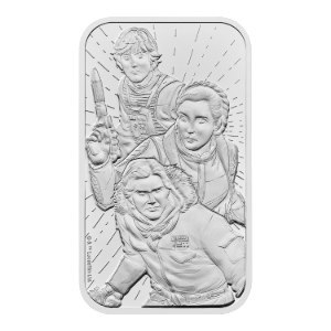 1 oz Star Wars Light Side Srebrna Sztabka | The Royal Mint