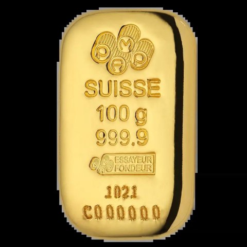 100g Złota Sztabka | PAMP Suisse