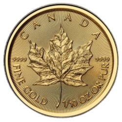 1/10 oz Liść Klonowy Złota Moneta | 2025