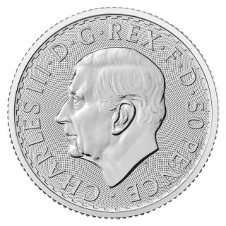 1/4 oz Britannia Karol III Srebrna Moneta | 2024