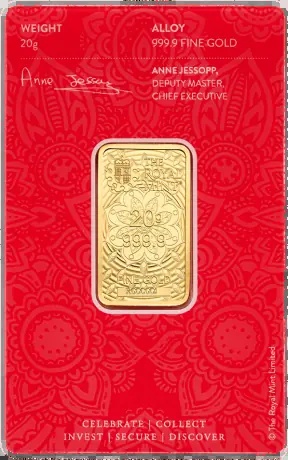 20g Ganesh Sztabka Złota | Royal Mint