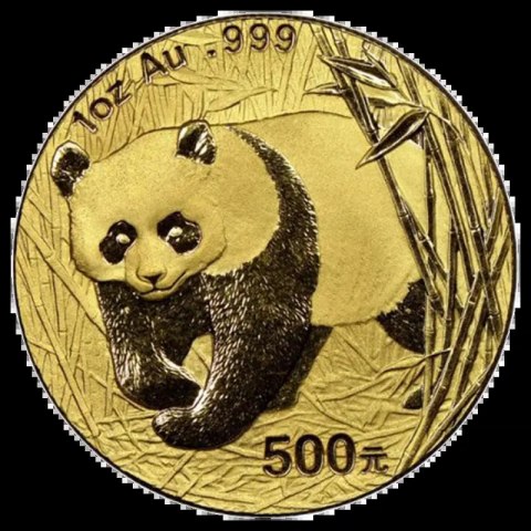 1 Uncja Chińska Panda Złota Moneta | 2001