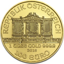 1 Uncja Filharmonicy Wiedeńscy Złota Moneta | Mieszane Roczniki | EUR