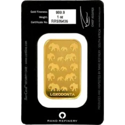 Złota sztabka 1 uncja zapakowana w Certipack z numerem seryjnym