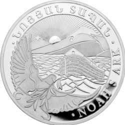 1 kg Arka Noego 2026 srebrna moneta w kapslu ochronnym – Armenia, srebro 999/1000