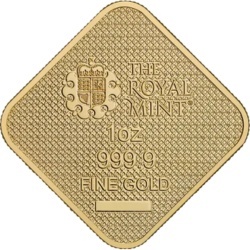 1 oz Bestie Królowej Completer sztabka złota Royal Mint w blistrze