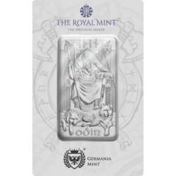 Sztabka srebrna 10 oz Odyn The Royal Mint – inwestycyjne srebro z motywem mitologicznym