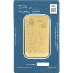 50g Britannia Sztabka Złota | Royal Mint