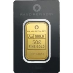 Złota sztabka 50 g Rand Refinery Elephant – inwestycyjne złoto