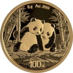 8 g Gold Panda 2026 – złota moneta inwestycyjna próby 999