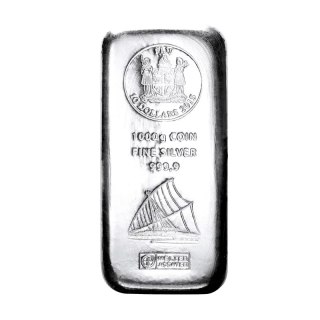 1 kg Fiji Silver Coin Bar | Argor-Heraeus | Damaged