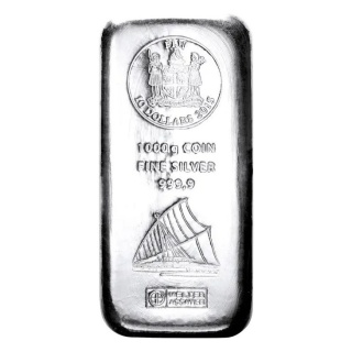 1 kg Fiji Silver Coin Bar | Argor-Heraeus
