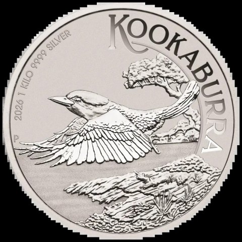 1 Kilogram Kookaburra Srebrna Moneta | 2026