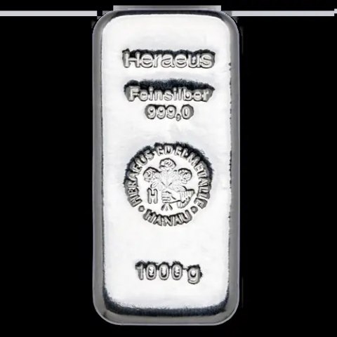 1 kg Silver Bar | Damaged