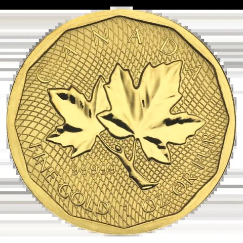 1 oz .99999 Maple Leaf Gold Coin