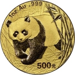 1 oz Chinese Panda Gold Coin | 2001