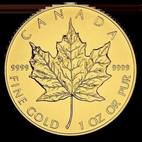 1 oz Maple Leaf Gold Coin | Damaged