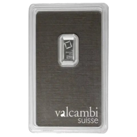 1 g Platinum Bar | Valcambi