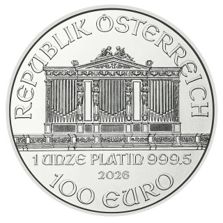 1 oz Vienna Philharmonic Platinum Coin | 2026
