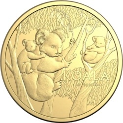 1 oz Koala 2026 gold coin Royal Australian Mint in protective capsule