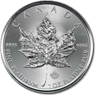 1 oz Maple Leaf Platinum Coin Mixed Years