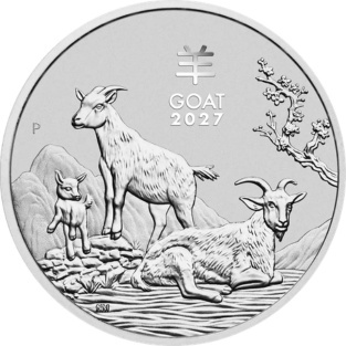 1 oz Lunar III Year of the Goat Silver Coin | 2027