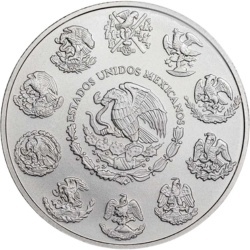 1 oz Mexican Libertad 2024 silver coin 999 in capsule