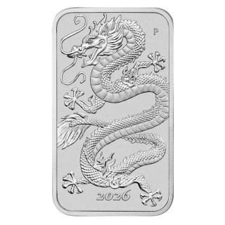 1 oz Dragon Rectangular Silver Coin | 2026