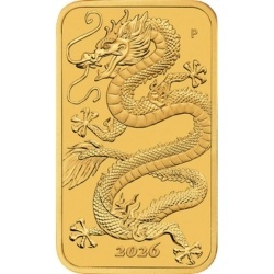Rectangular 1 oz gold coin-bar Perth Mint 2026