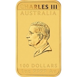 Rectangular 1 oz gold coin-bar Perth Mint 2026