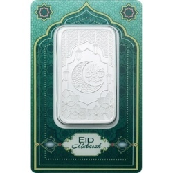 1 oz PAMP Suisse Eid Mubarak silver bar 999 fine in CertiPAMP