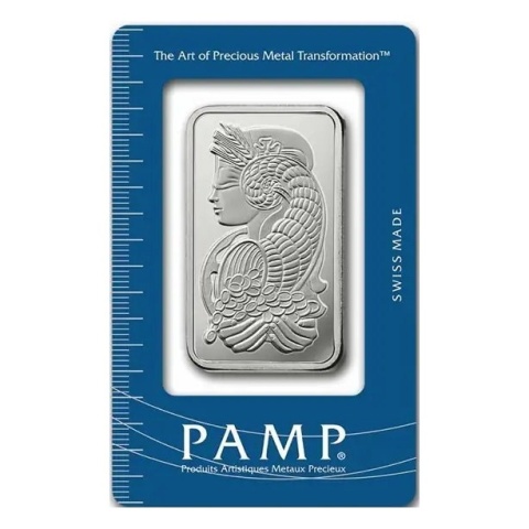 1 oz Lady Fortuna Silver Bar | PAMP Suisse