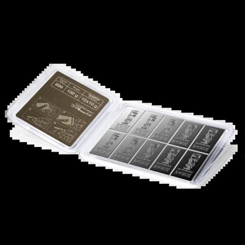 10 × 10g Silver Bar | Second Choice